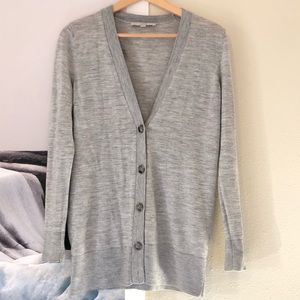 Loft Gray Cardigan 🍁